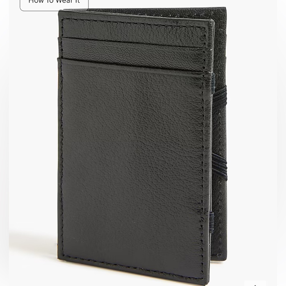 J crew Pebbled leather wallet